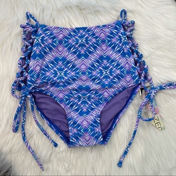 NWT SUNDAZED Stella High Waist Bottom Small - Picture 1 of 10
